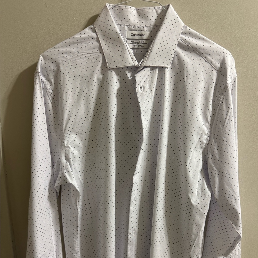 Calvin Klein Polka Dot Dress Shirt